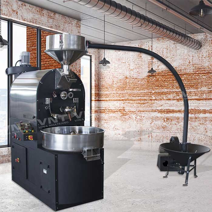 VNT 12kg coffee roasting machine | Industrial coffee roaster | Vinanhatrang.vn